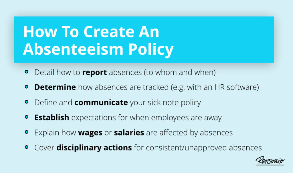 absenteeism policy: how to create one